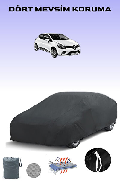 Breen أسود، RENAULT CLIO 4 GRANDTOUR، مشمع السيارة، غطاء السيارة، خيمة السيارة