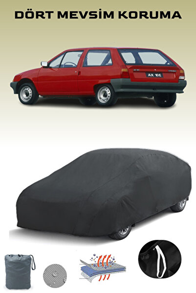 Breen أسود، CITROEN AX 3 أبواب 1991 - 1998، مشمع السيارة، غطاء السيارة، خيمة السيارة