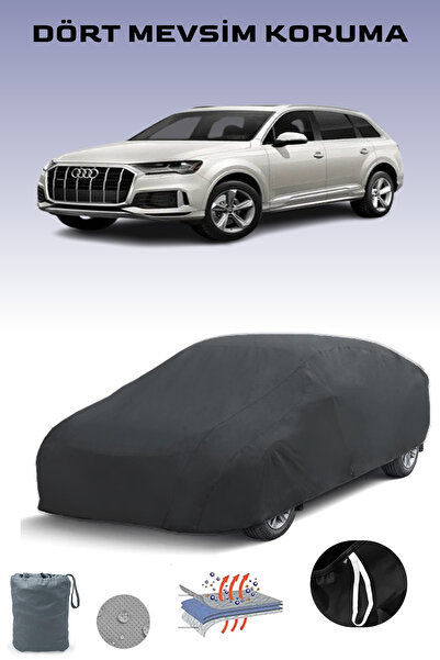 Breen أسود، AUDI Q7 2019 - 2021، مشمع السيارة، غطاء السيارة، خيمة السيارة