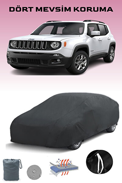 Breen Siyah, JEEP RENEGADE 2018 - 2021, Araba Brandası, Oto Örtüsü, Araba Çadırı