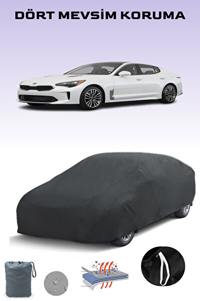 Breen أسود، كيا ستينجر 2017 - 2021، مشمع السيارة، غطاء السيارة، خيمة السيارة