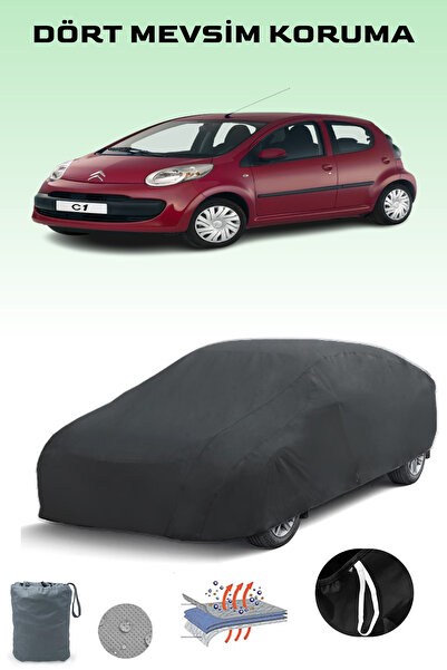 Breen أسود، CITROEN C1 3 أبواب 2005 - 2009، مشمع السيارة، غطاء السيارة، خيمة السيارة