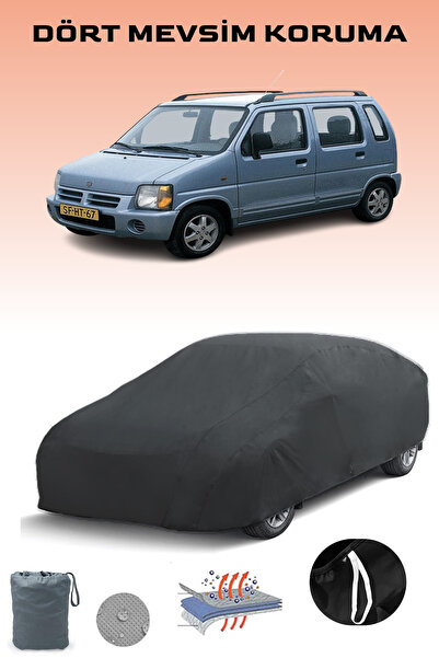 Breen Black, Suzuki Wagon R 1997 - 2000, Car Tarpaulin, Auto Cover, Car Tent
