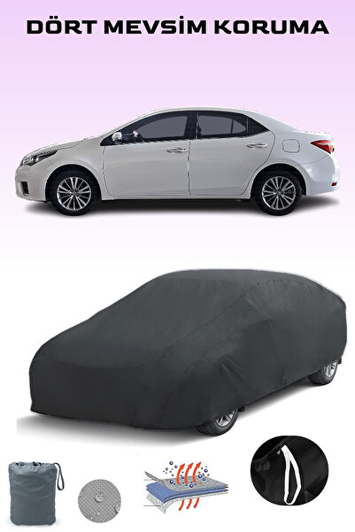 Breen Siyah, TOYOTA COROLLA EU 2016 - 2019, Araba Brandası, Oto Örtüsü, Araba Çadırı