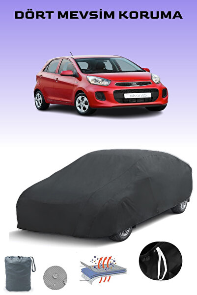 Breen أسود، كيا بيكانتو 5 أبواب 2015 - 2017، مشمع السيارة، غطاء السيارة، خيمة السيارة