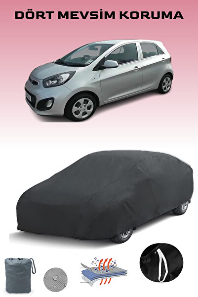 Breen أسود، كيا بيكانتو - 5 أبواب 2011 - 2015، مشمع السيارة، غطاء السيارة، خي...