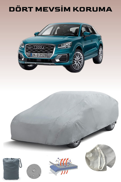 Breen غطاء سيارة أودي Q2 رمادي اللون، غطاء سيارة، خيمة سيارة