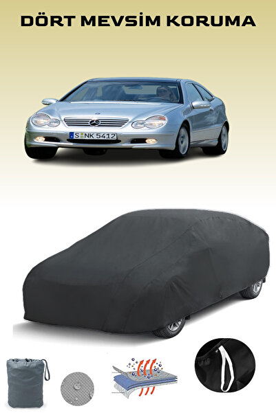 Breen أسود، لسيارة مرسيدس C-SERIES SPORTCOUPE (C203) 2000 - 2004، مشمع السيار...