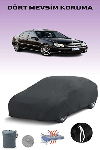 Breen Black, Mercedes C 55 Amg (W203) 2004 - 2007, Car Tarpaulin, Auto Cover,...