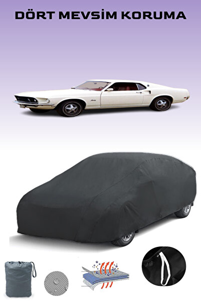 Breen أسود، موستانج 1969 - 1973، مشمع السيارة، غطاء السيارة، خيمة السيارة