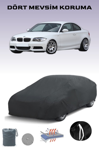 Breen أسود, سيارة BMW 1 SERIES COUPE, قماش مشمع للسيارة, غطاء سيارة, خيمة سيارة