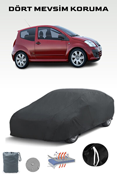 Breen أسود، سيتروين C2 2008 - 2010، مشمع السيارة، غطاء السيارة، خيمة السيارة