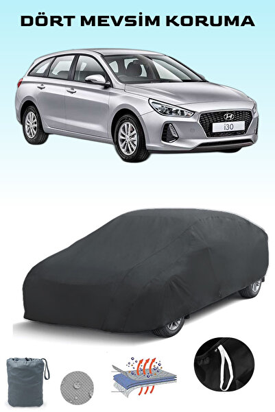 Breen أسود، HYUNDAI I30 WAGON 2012 - 2017، مشمع السيارة، غطاء السيارة، خيمة ا...