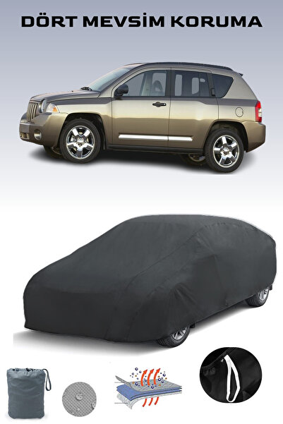 Breen Black, Jeep Compass 2006 - 2011, Car Tarpaulin, Auto Cover, Car Tent