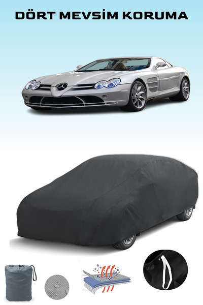 Breen أسود، مرسيدس SLR ماكلارين (C199) 2003 - 2007، مشمع السيارة، غطاء السيار...