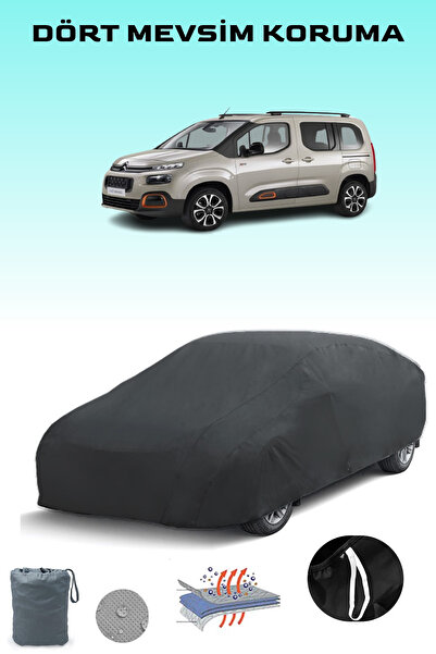 Breen أسود، سيتروين بيرلينجو 2018 - 2021، مشمع السيارة، غطاء السيارة، خيمة ال...