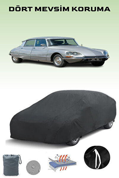 Breen أسود، CITROEN DS23 1973 - 1975، مشمع السيارة، غطاء السيارة، خيمة السيارة