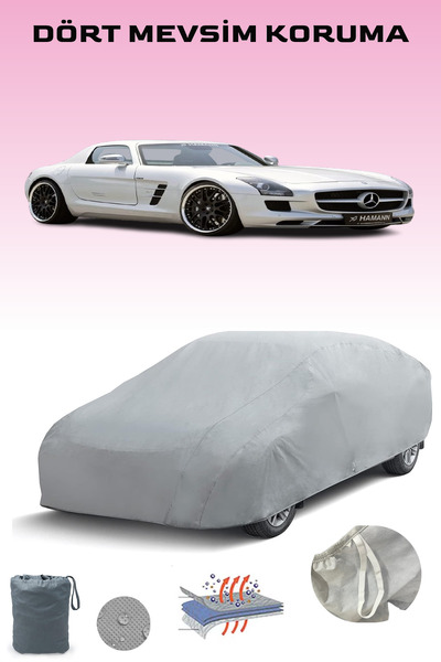Breen غطاء سيارة مرسيدس SLS AMG GT رمادي اللون موديل 2012 - 2014، غطاء سيارة، خيمة سيارة
