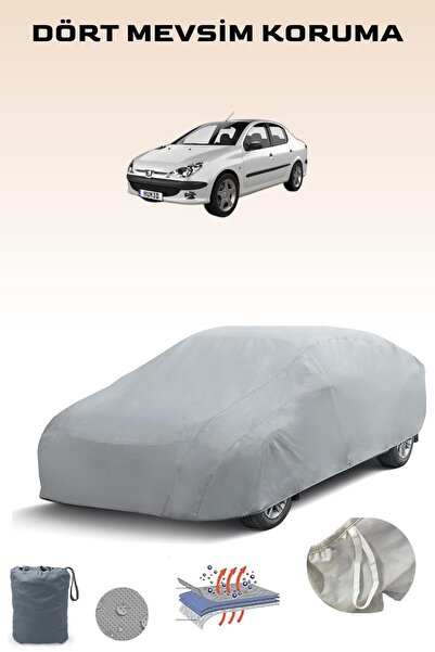 Breen مشمع تلقائي متوافق مع بيجو 206 سيدان - خيمة سيارة مقاومة للماء والشمس