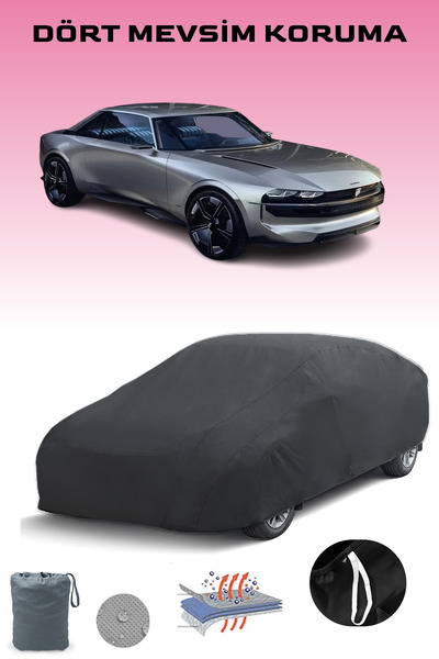 Breen أسود، PEUGEOT E-LEGEND CONCEPT، غطاء سيارة، غطاء سيارة، خيمة سيارة