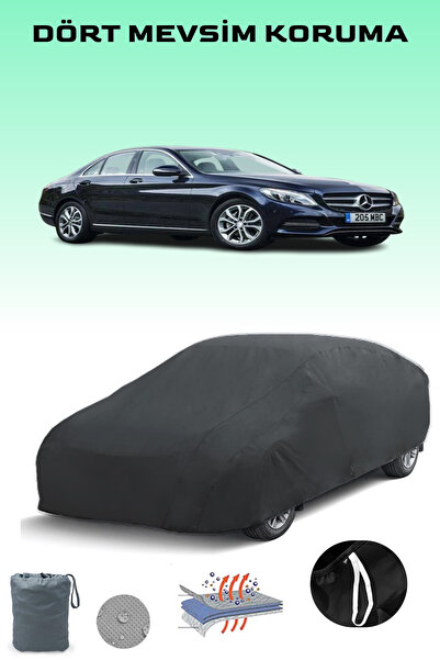 Breen أسود، مرسيدس C-CLASS (W205) 2014 - 2018، مشمع السيارة، غطاء السيارة، خي...