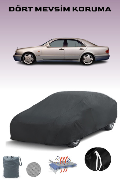 Breen Black, Mercedes E 50 Amg (W210) 1996 - 1997, Car Tarpaulin, Auto Cover,...