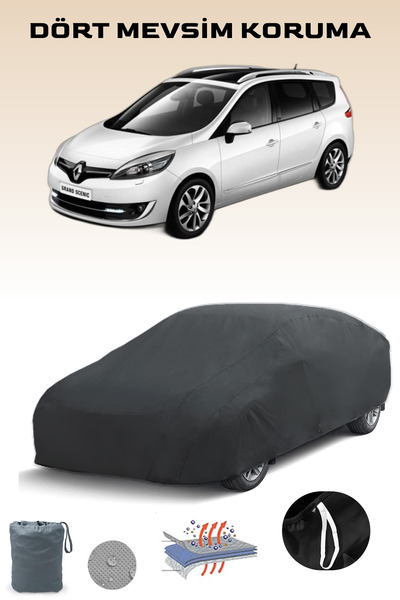 Breen أسود، RENAULT GRAND SCENIC 2، مشمع السيارة، غطاء السيارة، خيمة السيارة