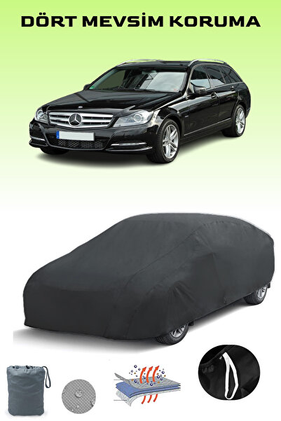 Breen أسود، لسيارة مرسيدس C-SERIES T-MODELL (S204) 2007 - 2011، مشمع السيارة،...