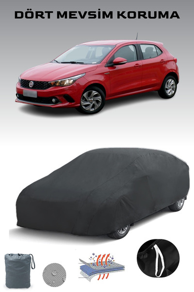 Breen أسود، FIAT ARGO 2017 - 2019، مشمع السيارة، غطاء السيارة، خيمة السيارة