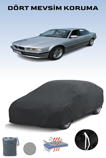 Breen Black, Bmw L7 (E38) 1997 - 2001, Car Tarpaulin, Auto Cover, Car Tent