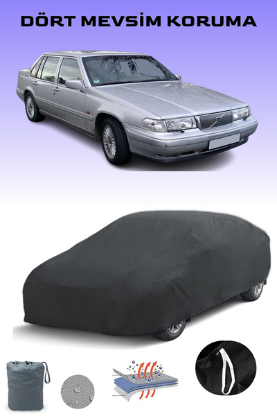 Breen أسود، VOLVO S90 1997 - 1998، مشمع السيارة، غطاء السيارة، خيمة السيارة