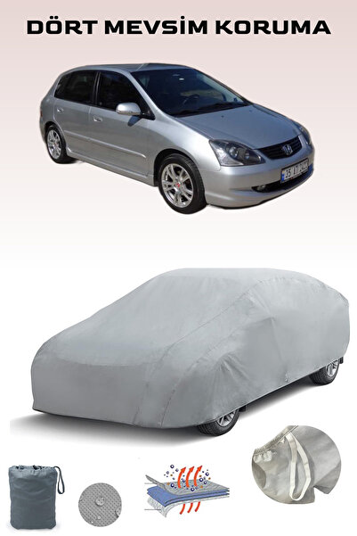 Breen غطاء سيارة رمادي لهوندا سيفيك 7 هاتشباك 5 أبواب، غطاء سيارة، خيمة سيارة