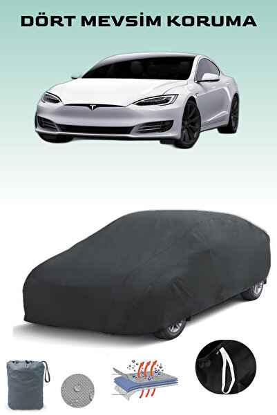 Breen Black, Tesla Model X, Car Tarpaulin, Auto Cover, Car Tent