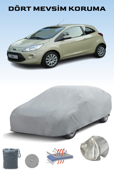 Breen غطاء سيارة فورد فيوجن 2 باللون الرمادي، غطاء سيارة، خيمة سيارة