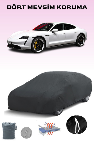 Breen أسود، بورش تايكان، مشمع السيارة، غطاء السيارة، خيمة السيارة