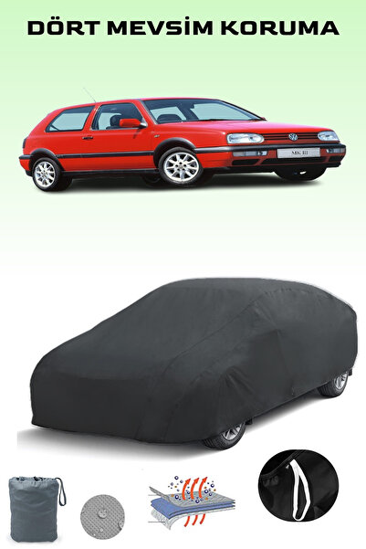 Breen أسود, فولكس فاجن غولف 3 3 أبواب 1991 - 1997, قماش مشمع للسيارة, غطاء سي...
