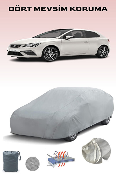 Breen غطاء سيارة رمادي لسيارة سيات ليون 3، غطاء سيارة، خيمة سيارة