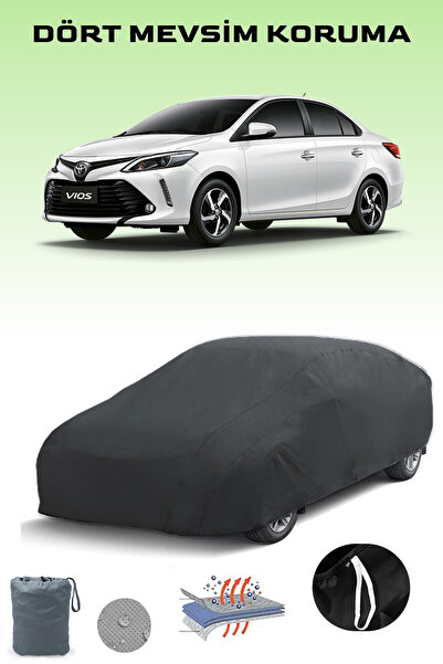 Breen أسود، TOYOTA VIOS 2013 - 2021، مشمع السيارة، غطاء السيارة، خيمة السيارة
