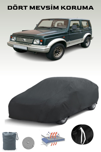 Breen أسود، سوزوكي ساموراي، مشمع السيارة، غطاء السيارة، خيمة السيارة