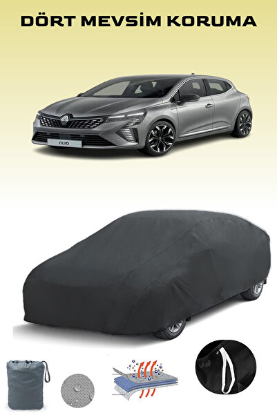 Breen Siyah, RENAULT CLIO, Araba Brandası, Oto Örtüsü, Araba Çadırı