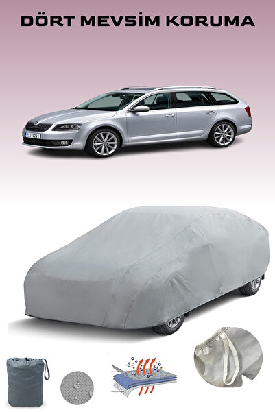 Breen غطاء سيارة رمادي لسكودا أوكتافيا 3 كومبي، غطاء سيارة، خيمة سيارة