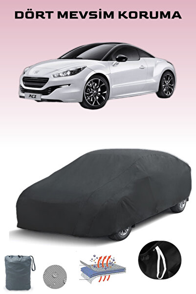 Breen أسود، بيجو RCZ R 2013 - 2021، مشمع السيارة، غطاء السيارة، خيمة السيارة