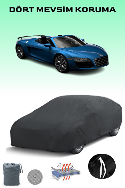 Breen أسود، AUDI R8 V10 SPYDER 2010 - 2016، مشمع السيارة، غطاء السيارة، خيمة ...