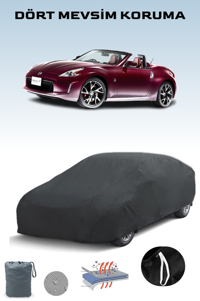 Breen أسود, نيسان 350Z رودستر, قماش مشمع للسيارة, غطاء سيارة, خيمة سيارة, خيم...