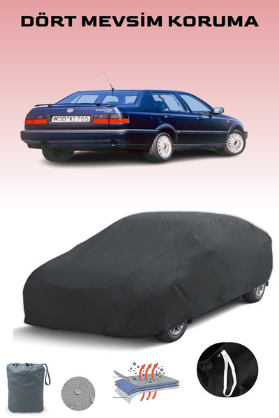 Breen أسود، فولكس فاجن فينتو/جيتا 1992 - 1998، قماش سيارة، غطاء سيارة، خيمة س...