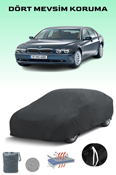 Breen أسود، BMW 7 SERIES (E65/E66) 2001 - 2005، مشمع السيارة، غطاء السيارة، خ...