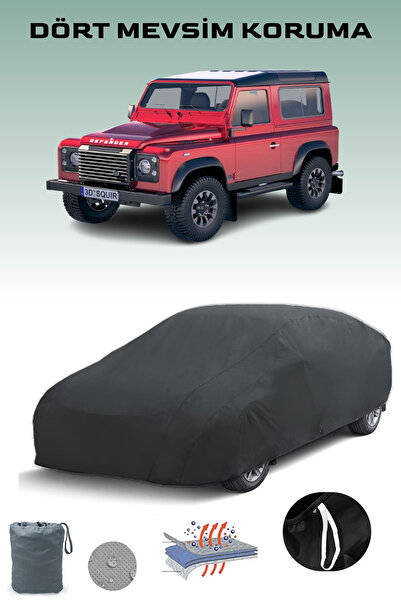 Breen أسود, لاند روڤر ديفندر 90 يعمل V8 2018 - 2019, قماش مشمع للسيارة, غطاء سيارة, خيمة سيارة