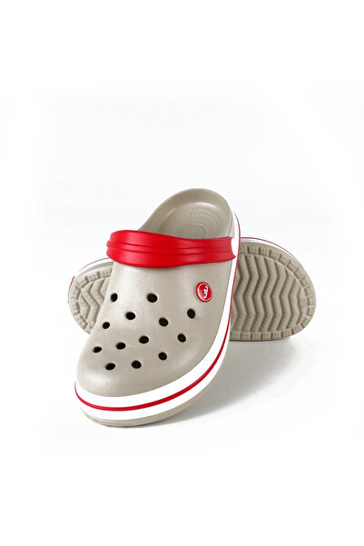 Akınal Bella شبشب نسائي من Lugmo Sabo Hospital باللون البيج والأحمر