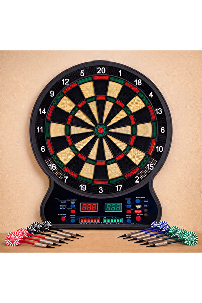 ideal STORE idealSTORE Electronic Dartboard, 42 cm, LCD Display, 27 Games, 202 Variants