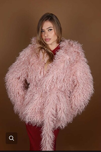 Diva Exclusive Fashion Blăniță Mongoleză Crem Oversize – Model Luxury, Ultra-Pufos